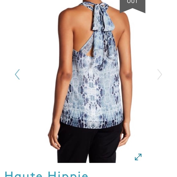 HP!💥☀️❤️HAUTE HIPPIE, XS. Ribbon tie top NWT ! GORGEOUS🌷Sultry, yet classy💥♥️ - Picture 14 of 16